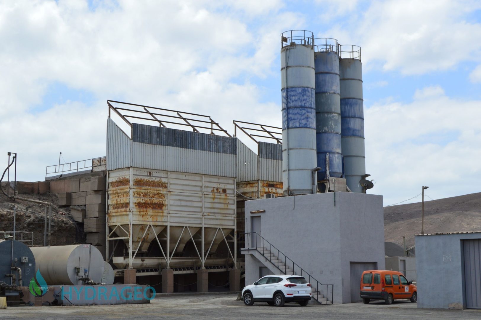 Instalación planta hormigón Hydrageo