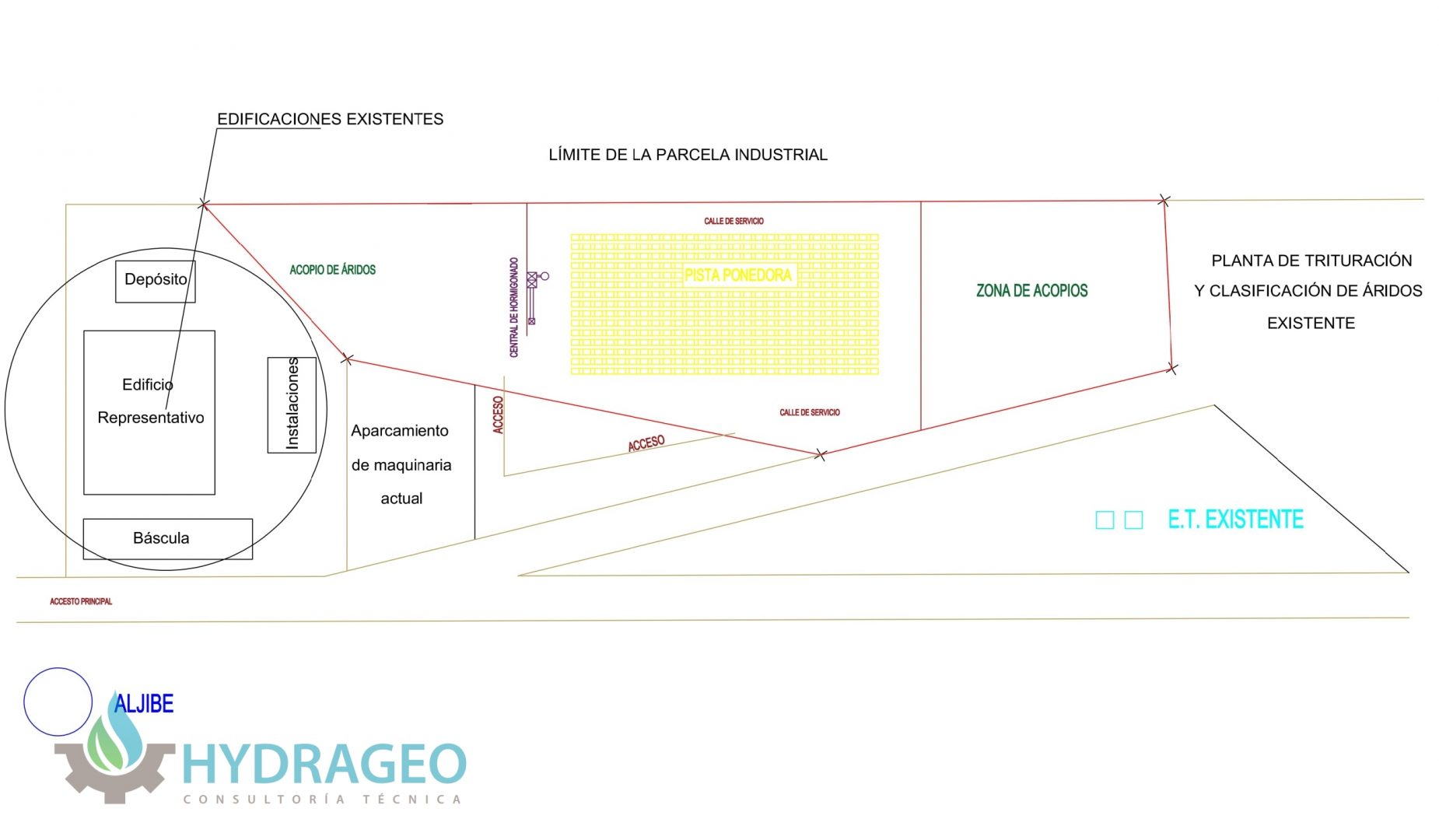 Proyecto prefabricados hormigón Hydrageo